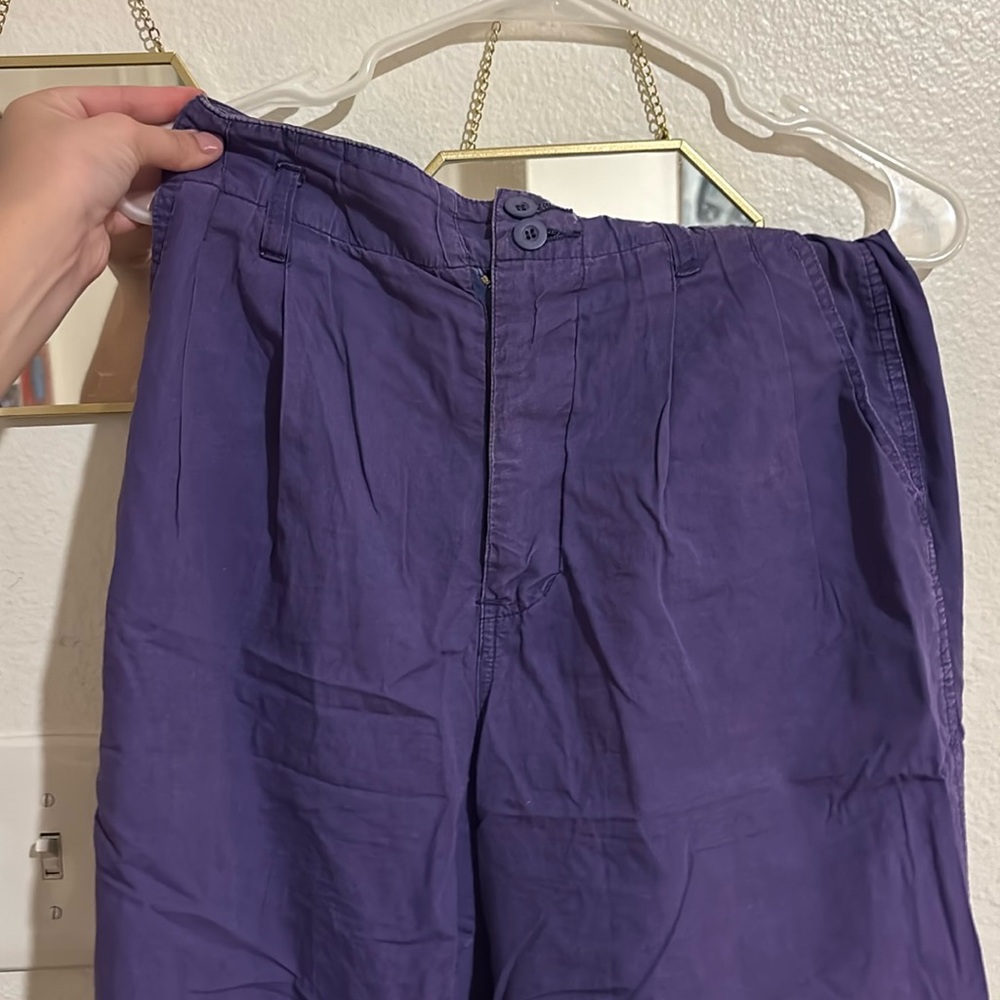 Vintage purple wide leg pants